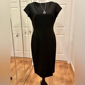 Zara Woman sheath black cocktail dress